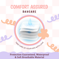 Mirada Waterproof Reusable Absorbent Dry Sheet (Coral, Medium, 100cm x 70cm)