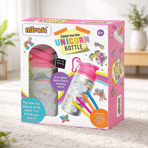 Mirada Color Your Own -Unicorn Bottle