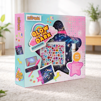 Mirada Art & Craft,Glow in The Dark Scrapbook