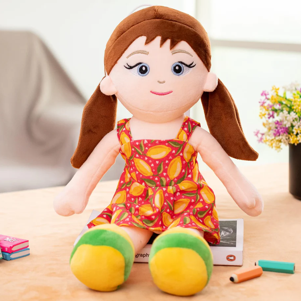 Mirada Mango Print Rag Doll Toy – 38cm