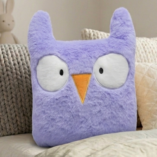 Mirada Owl Face Toy - Purple – 30cm