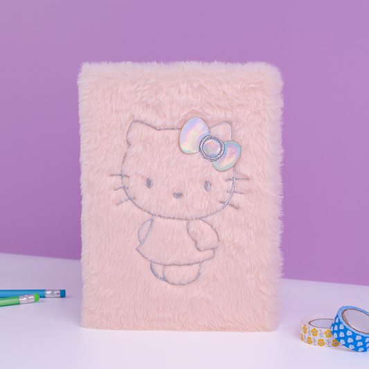 Mirada Hello Kitty Kuromi Plush Notebook | Officially Licensed