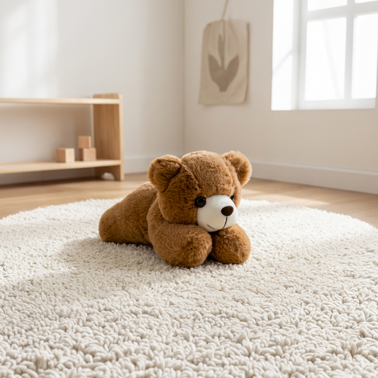 Mirada Floppy Bear Toy - Brown – 21cm