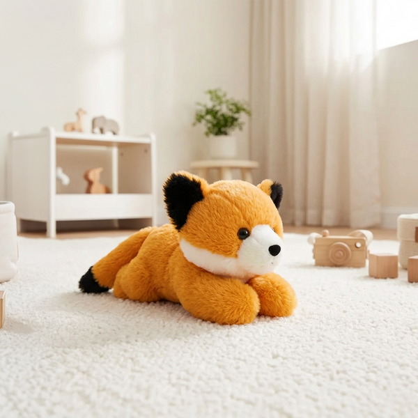 Mirada Floppy Fox Toy - Brown -21cm