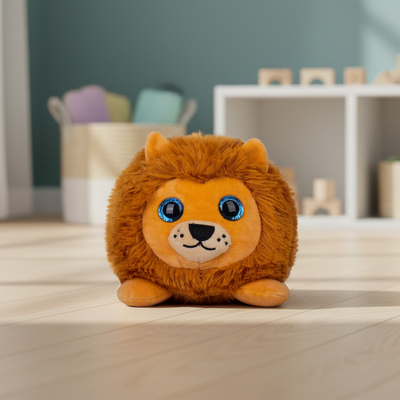 Mirada Lion Face Soft Toy – 14cm