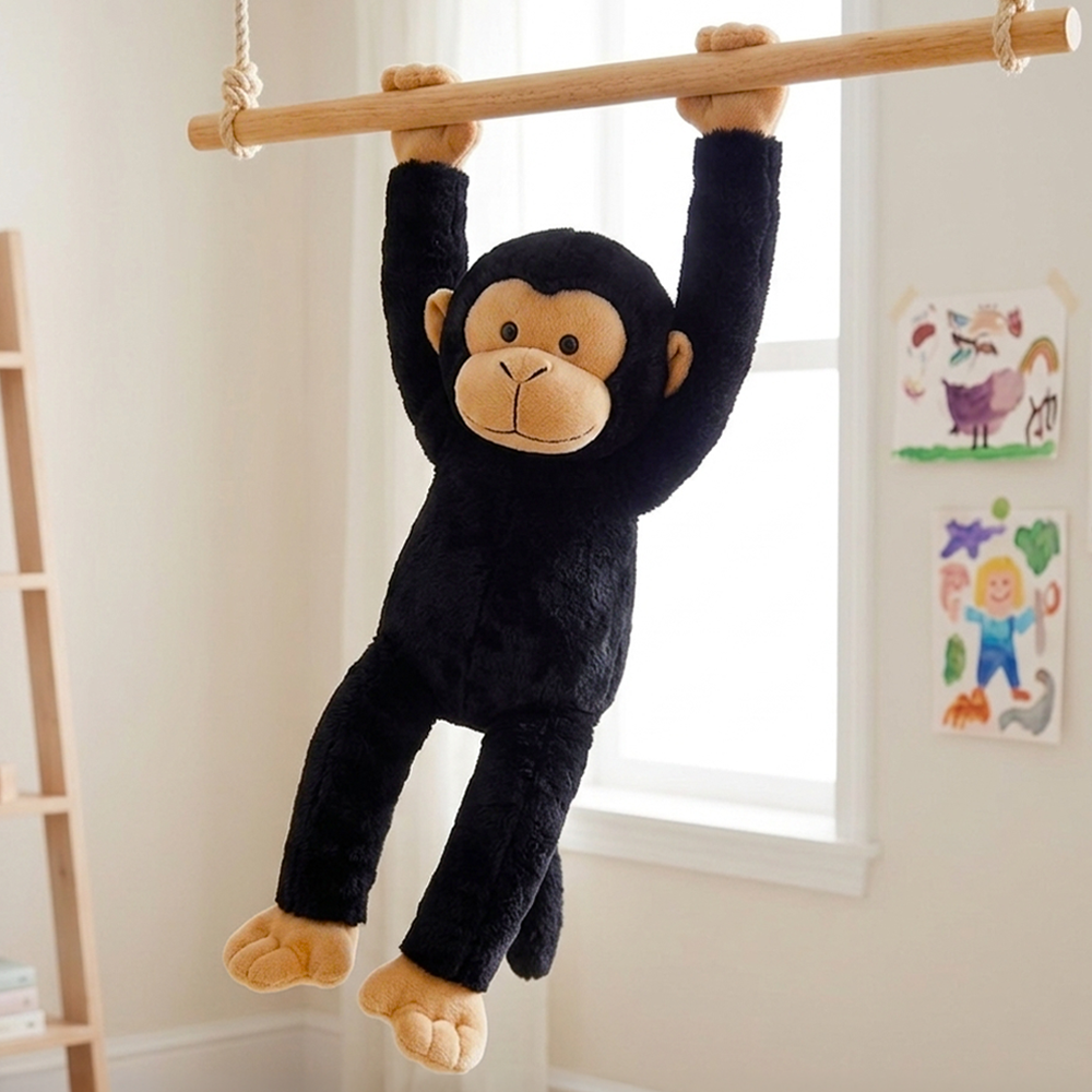 Mirada Hanging Monkey Toy - Black – 52cm