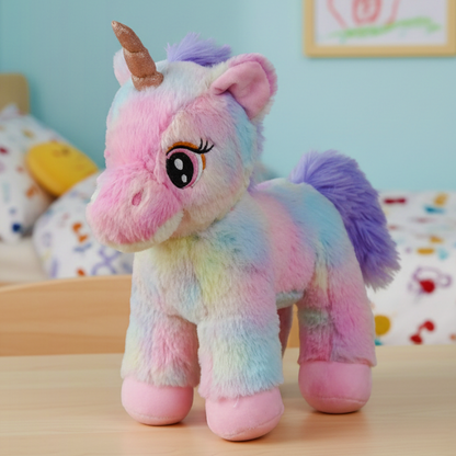 Mirada Standing Unicorn Toy - Multicolor – 32cm