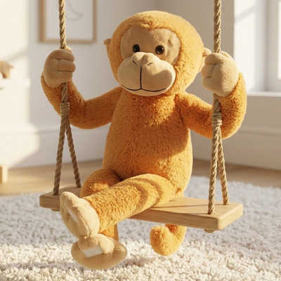 Mirada Hanging Monkey Toy - Brown – 52cm