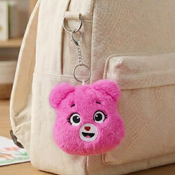 Mirada Smiley Key Chain Toy - Magenta -12cm