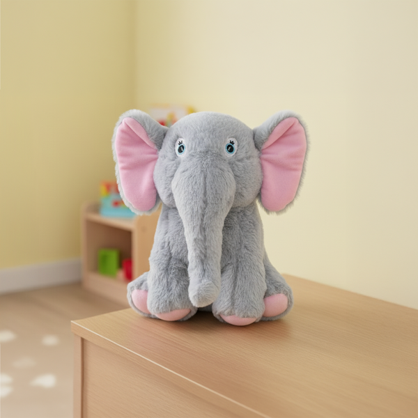 Mirada Elephant Soft Toy - Grey – 22cm