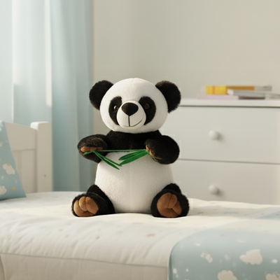 Mirada Panda with Leaf Toy – 22cm