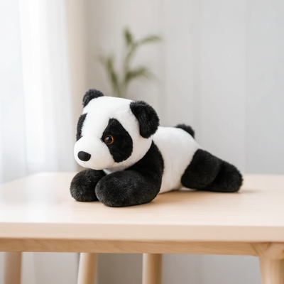 Mirada Floppy Panda Toy - Black -21cm