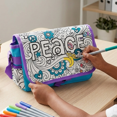 Mirada Color Your Own Peace Sling Bag