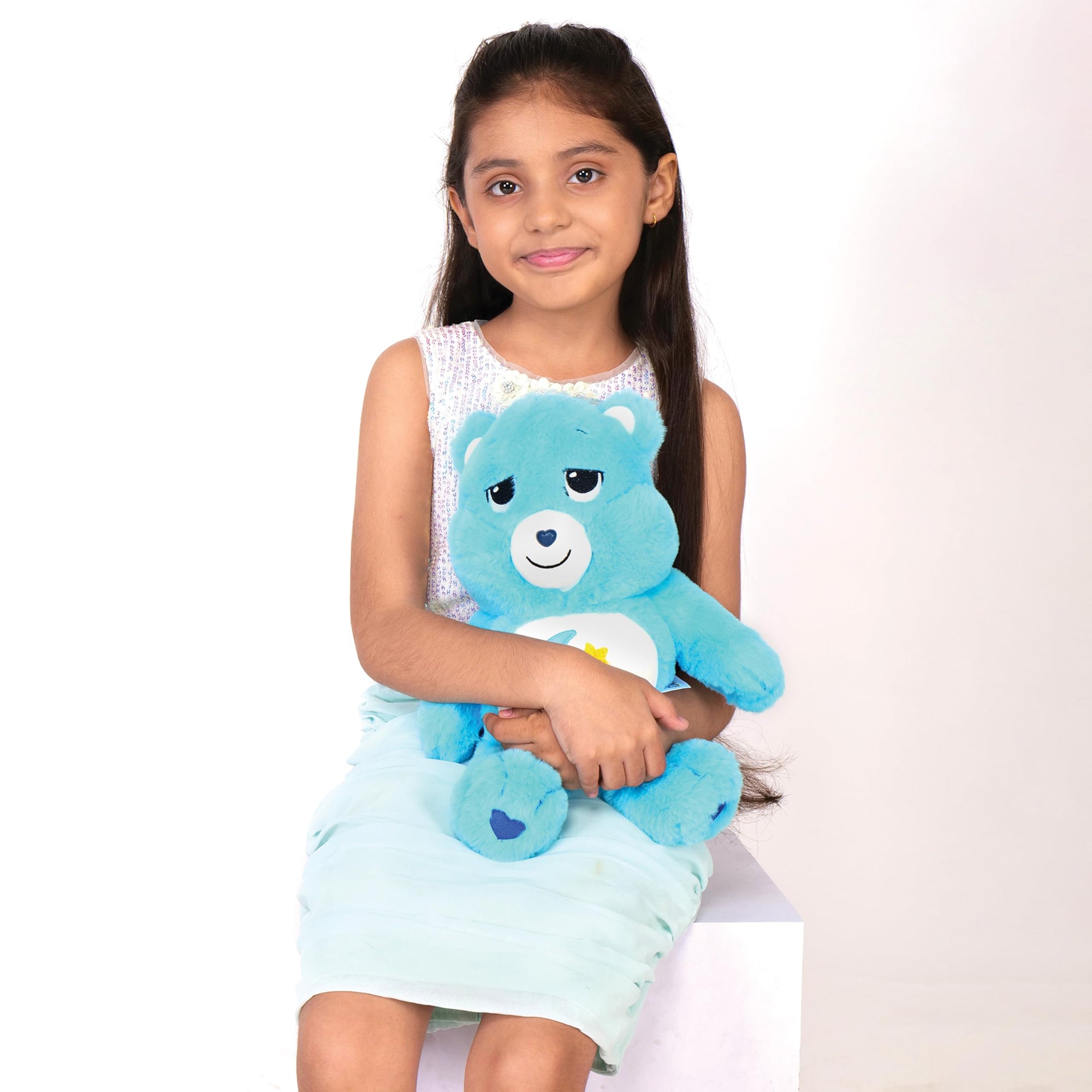 Mirada Care Bears Bedtime Bear Toy - Blue – 35cm