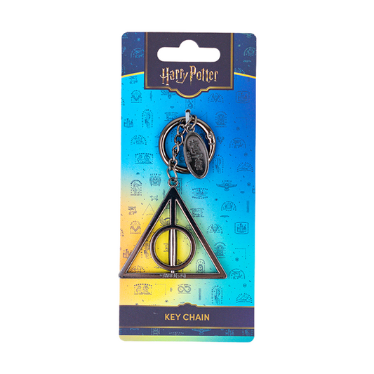 Mirada Harry Potter Deathly Hallow Metal Keychain