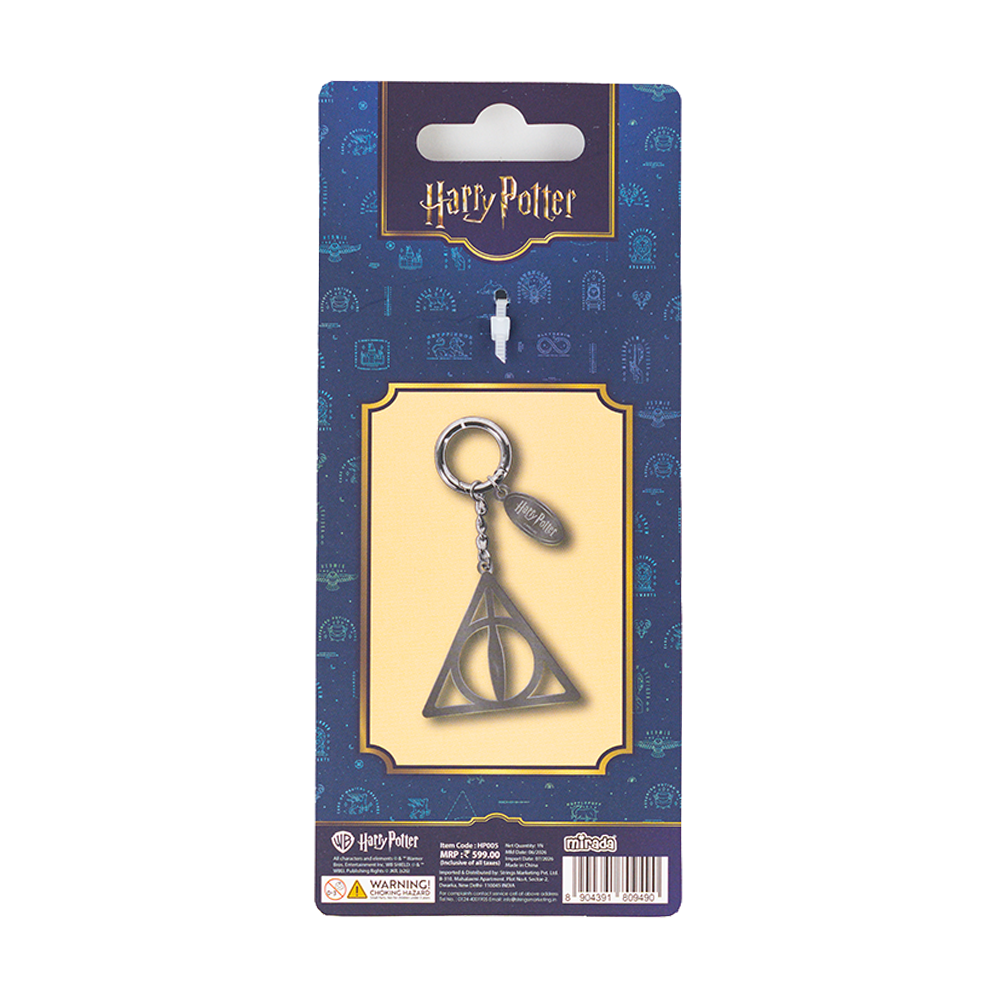 Mirada Harry Potter Deathly Hallow Metal Keychain