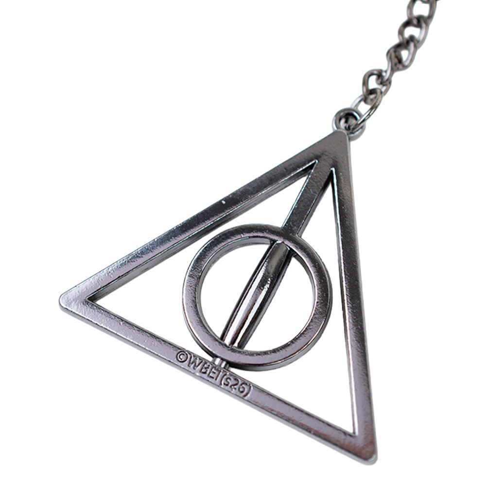 Mirada Harry Potter Deathly Hallow Metal Keychain