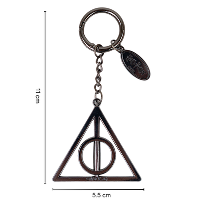 Mirada Harry Potter Deathly Hallow Metal Keychain