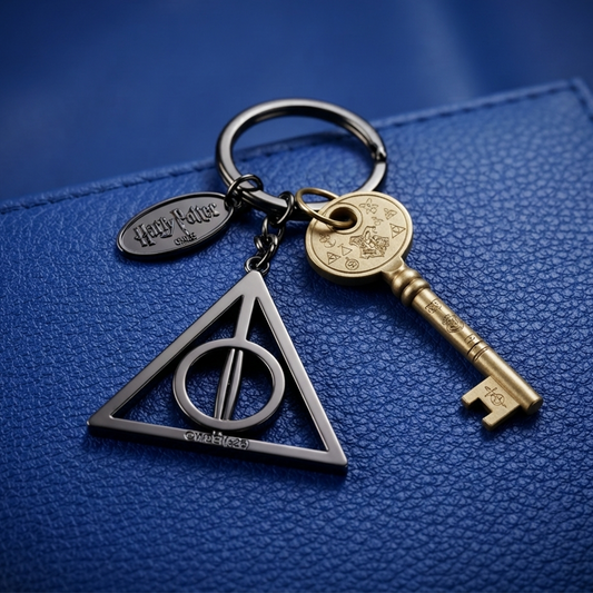 Mirada Harry Potter Deathly Hallow Metal Keychain
