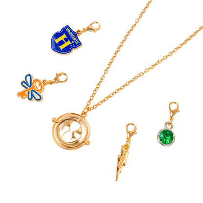 Mirada Harry Potter Multi-Charm Pendant with Chain