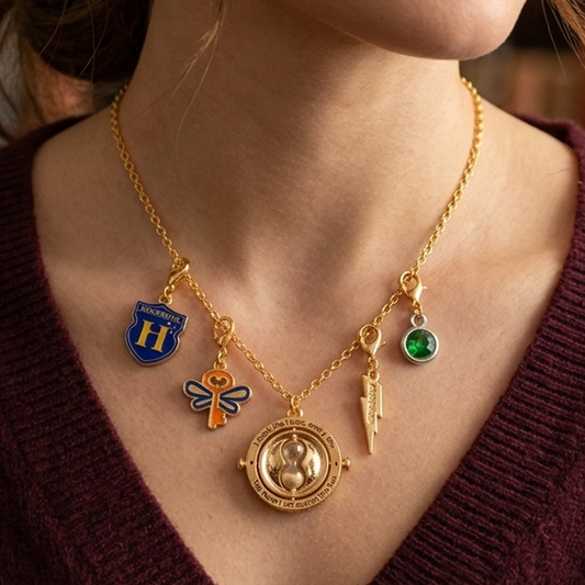 Mirada Harry Potter Multi-Charm Pendant with Chain