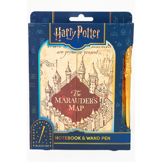 Mirada Harry Potter Marauder Map Notebook with Pen Set
