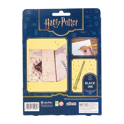 Mirada Harry Potter Marauder Map Notebook with Pen Set
