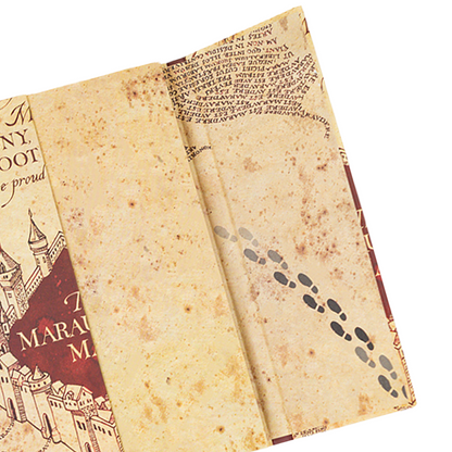 Mirada Harry Potter Marauder Map Notebook with Pen Set