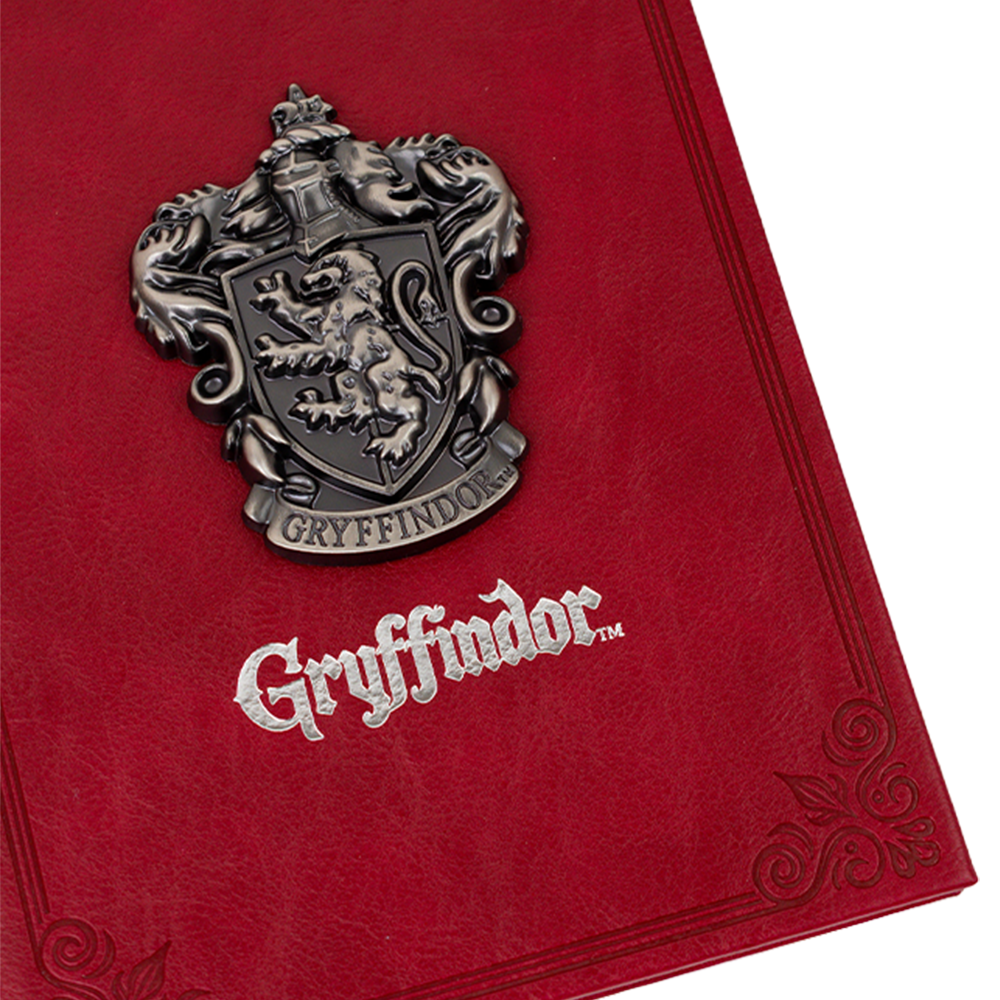 Mirada Harry Potter Gryfindor Metal Emblem Notebook