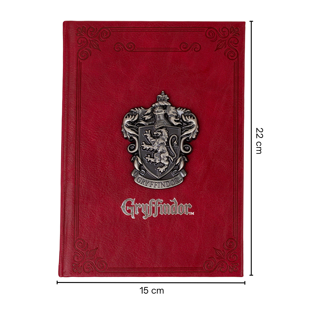 Mirada Harry Potter Gryfindor Metal Emblem Notebook