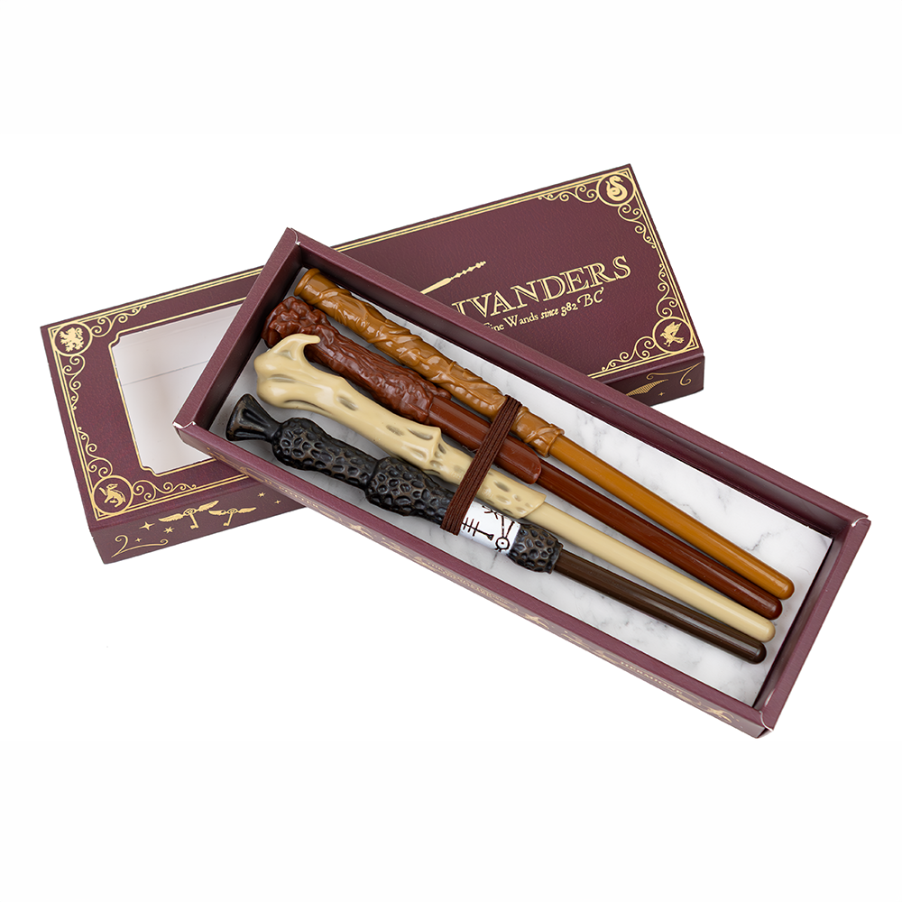 Mirada Harry Potter 4 Pcs Wand Pen Set
