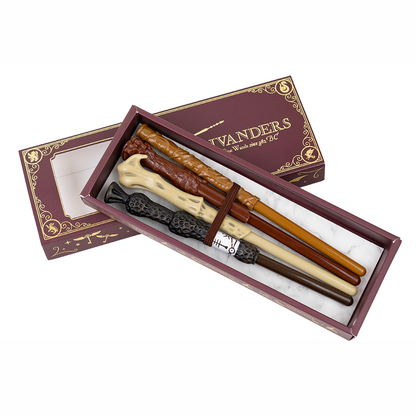 Mirada Harry Potter 4 Pcs Wand Pen Set