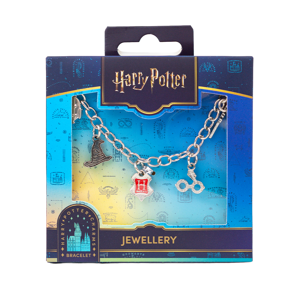 Mirada Harry Potter Charm Cuff Bracelet with Wizarding World