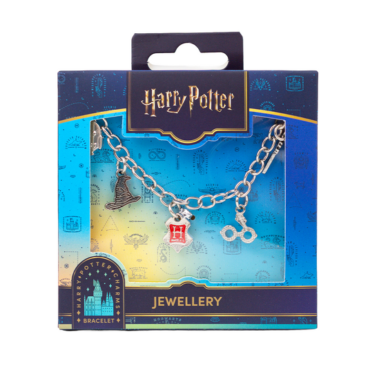Mirada Harry Potter Charm Cuff Bracelet with Wizarding World