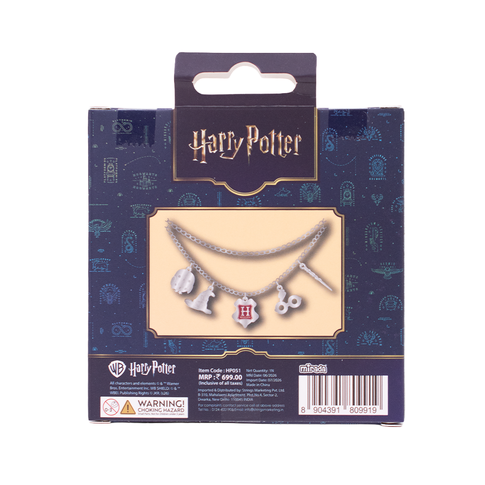 Mirada Harry Potter Charm Cuff Bracelet with Wizarding World