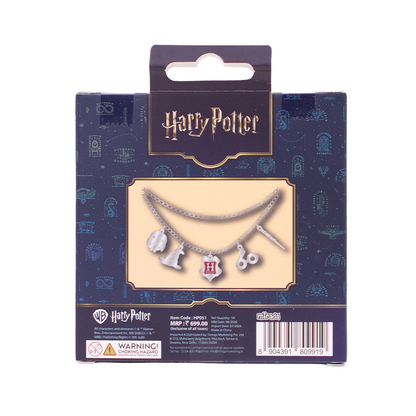 Mirada Harry Potter Charm Cuff Bracelet with Wizarding World
