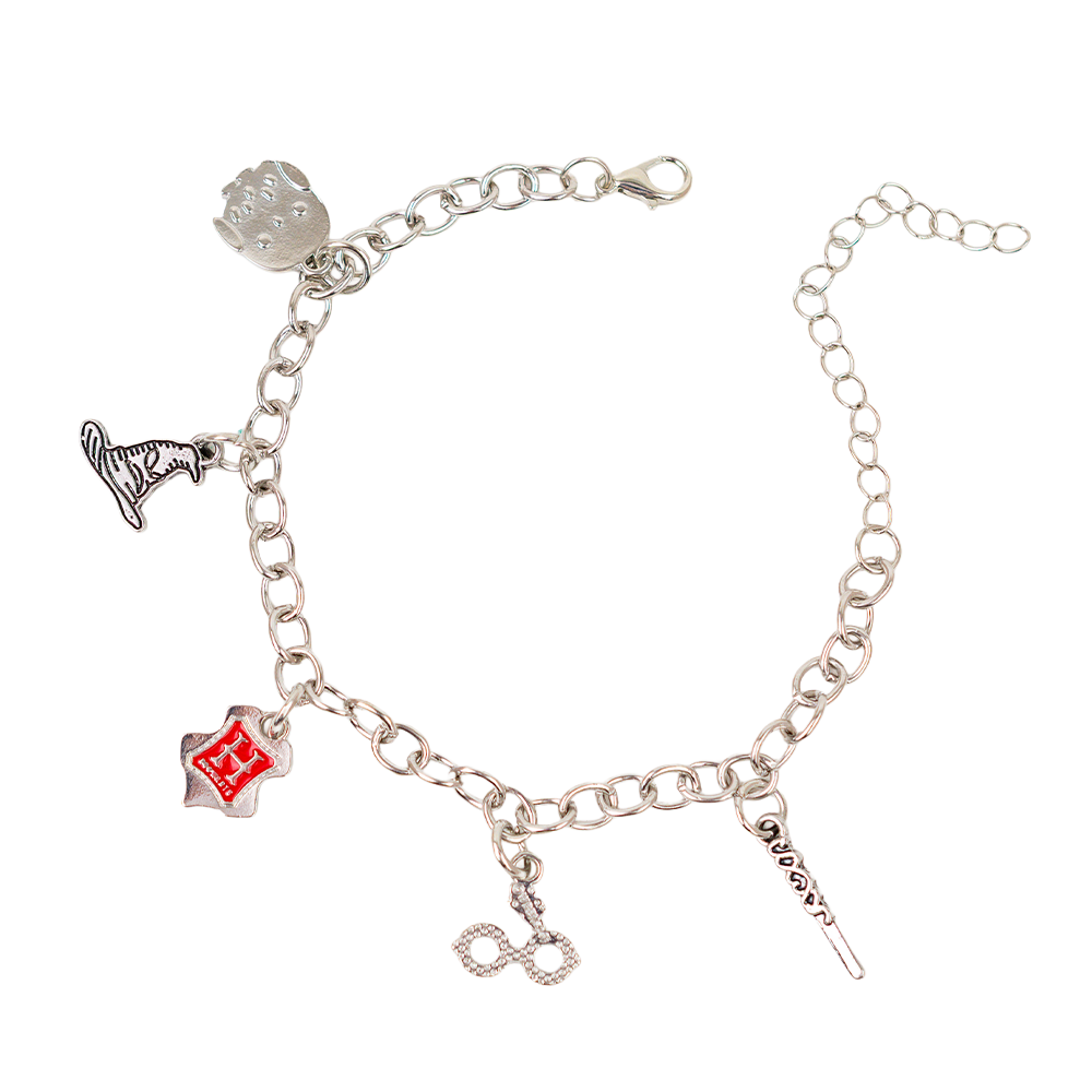 Mirada Harry Potter Charm Cuff Bracelet with Wizarding World