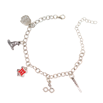 Mirada Harry Potter Charm Cuff Bracelet with Wizarding World