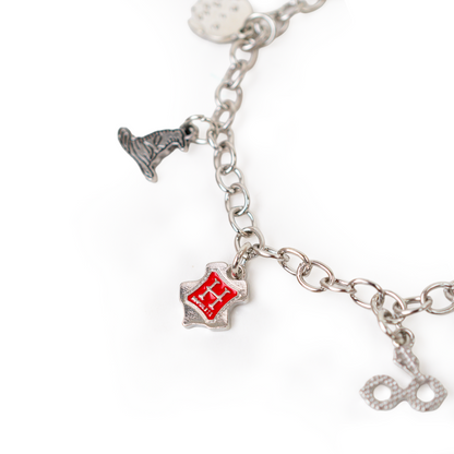 Mirada Harry Potter Charm Cuff Bracelet with Wizarding World