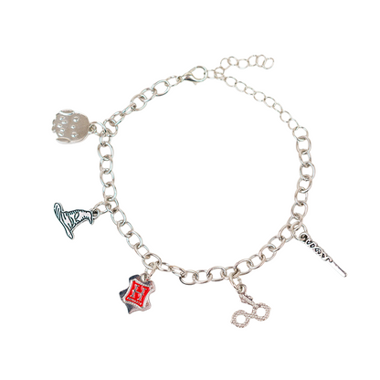 Mirada Harry Potter Charm Cuff Bracelet with Wizarding World
