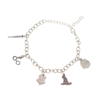 Mirada Harry Potter Charm Cuff Bracelet with Wizarding World