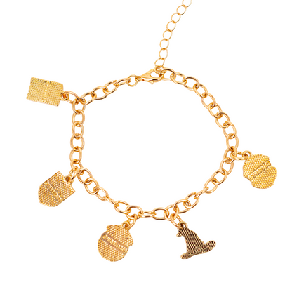Mirada Harry Potter Hogwarts Charm Bracelet