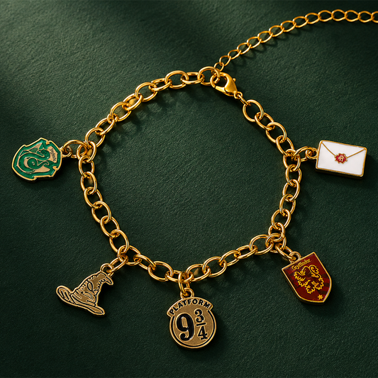 Mirada Harry Potter Hogwarts Charm Bracelet