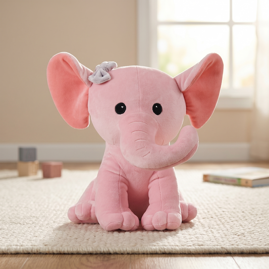 Mirada Pink Elephant Soft Toy - 26cm
