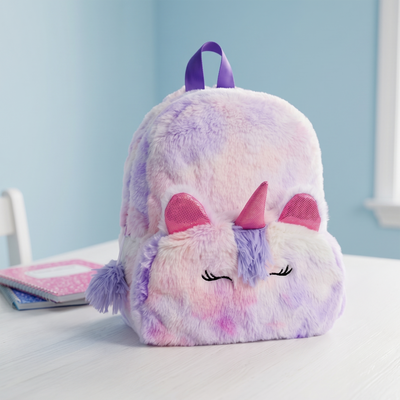 Mirada Purple Unicorn Backpack Bag - 30cm