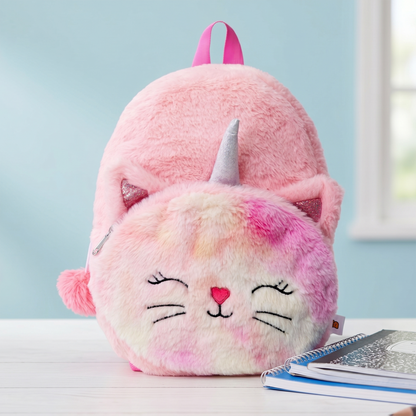 Mirada Pink Caticorn Backpack Bag - 30cm