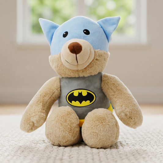Mirada Black DC Comics Batman Bear Soft Toy - 30cm