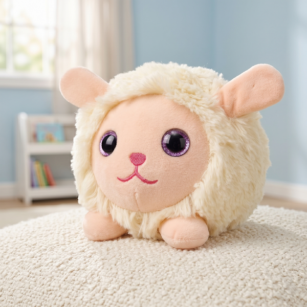 Mirada White Sheep Face Soft Toy - 14cm