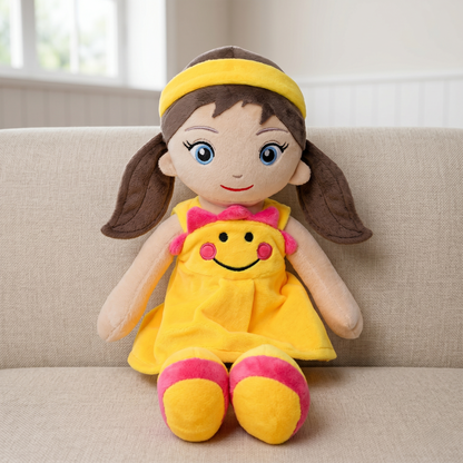 Mirada Yellow Sun Rag Doll Soft Toy - 38cm
