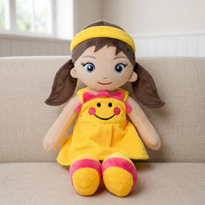 Mirada Yellow Sun Rag Doll Soft Toy - 38cm